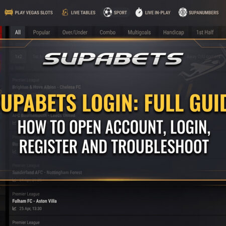 Supabets Login: Registration Guide in South Africa | Get R50 Free Bet & 100 Free Spins Welcome Bonus