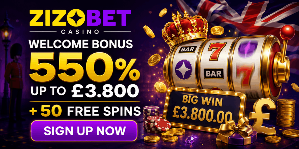 Zizobet Exclusive Casino Welcome Bonus for UK Players