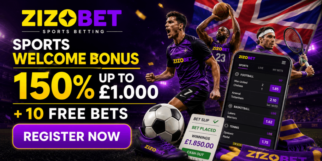 Zizobet Exclusive Sports Betting Welcome Bonus for UK Players