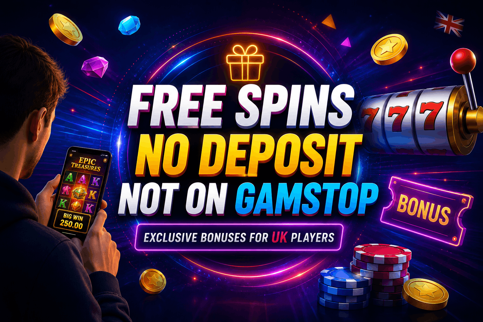 Free Spins No Deposit Not on Gamstop Casino Bonuses for UK Players | BetCity Free Spins No Deposit Not on Gamstop Casino Bonuses for UK Players