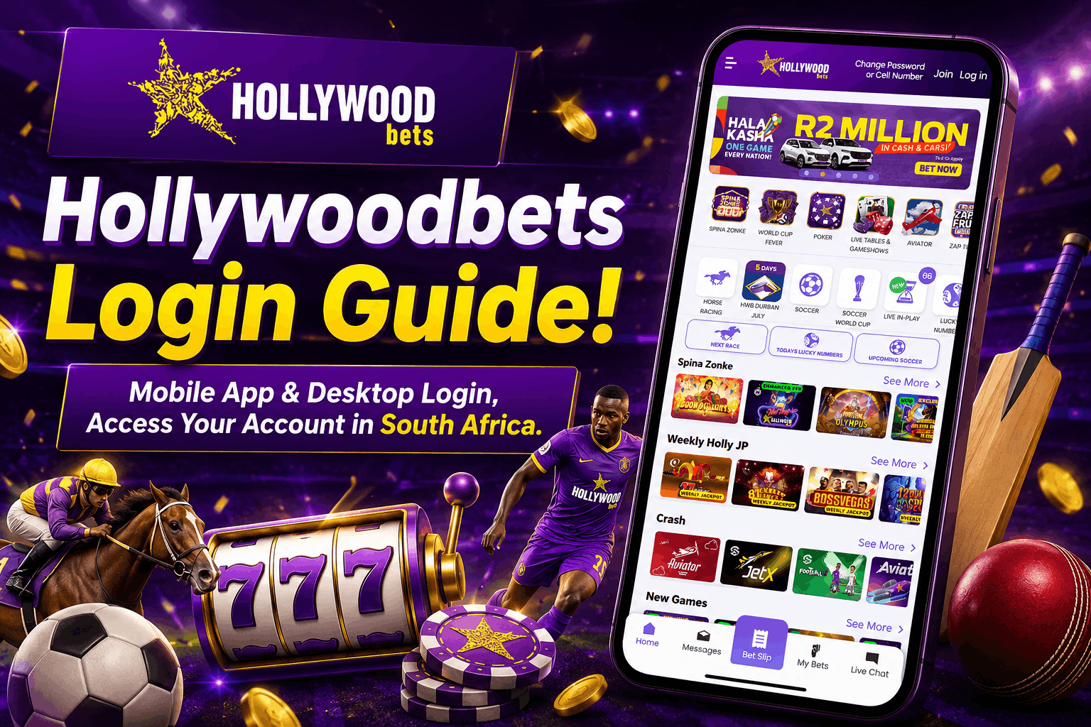 Hollywoodbets Login Guide - User Mobile App Desktop Login Access Your Account in South Africa | BetCity Hollywoodbets Login Guide - User Mobile App Desktop Login Access Your Account in South Africa