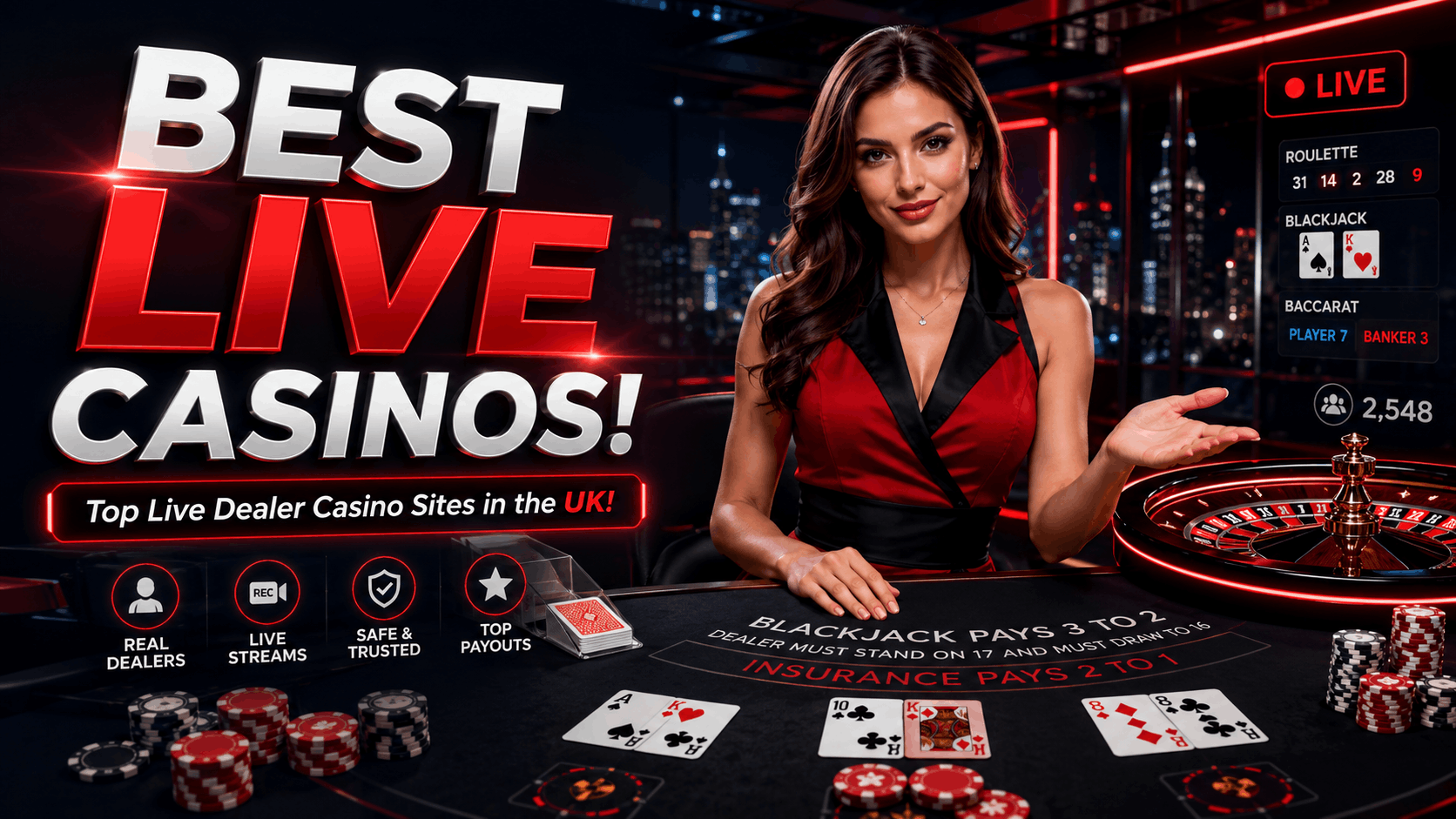 Best Live Casinos - Live Dealer Casino Sites in the UK | BetCity Live Casinos - Live Dealer Casino Sites in the UK