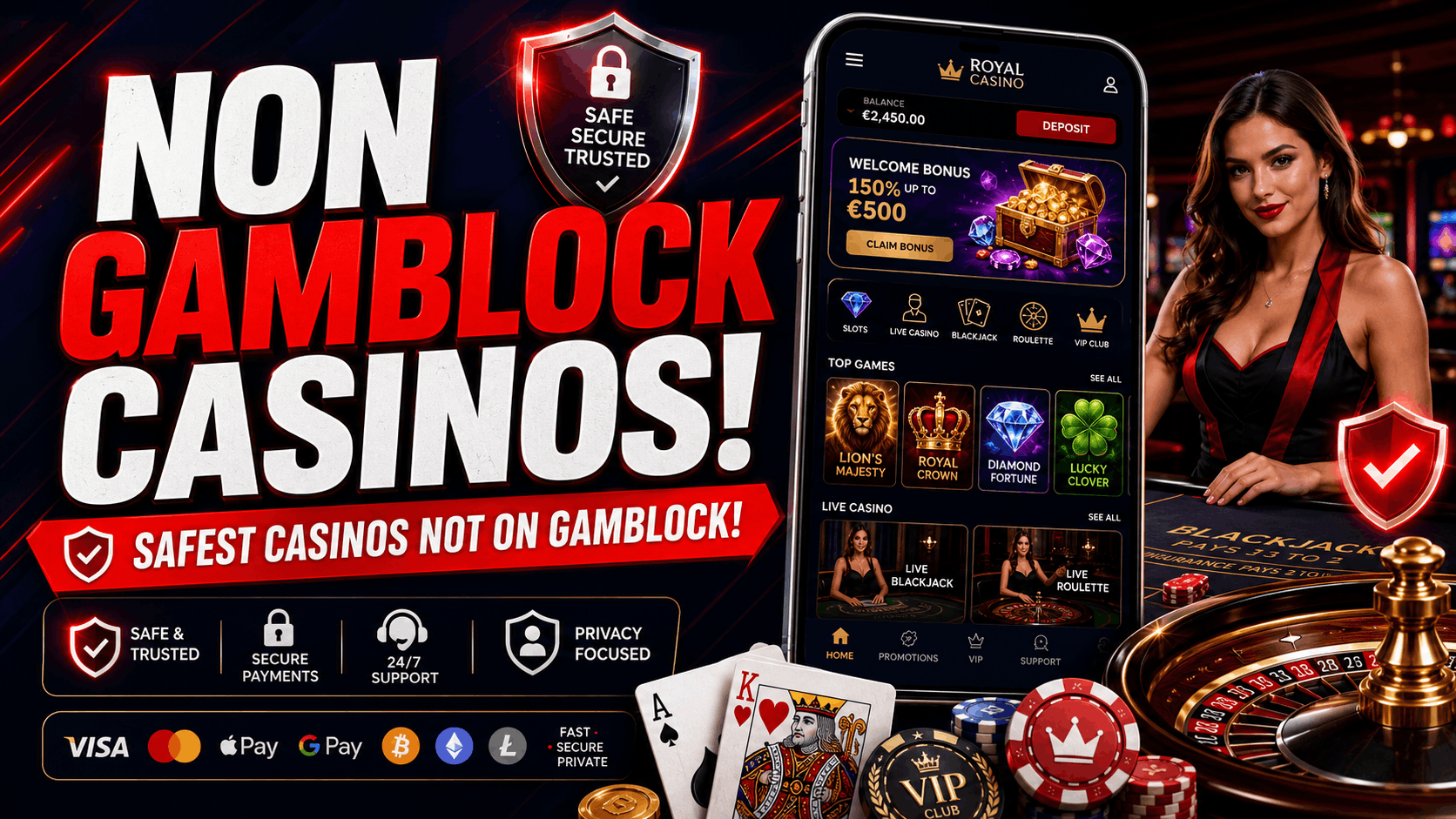 Casinos Non GamBlock UK - Casinos Not on GamBlock | BetCity Casinos Non GamBlock UK - Casinos Not on GamBlock