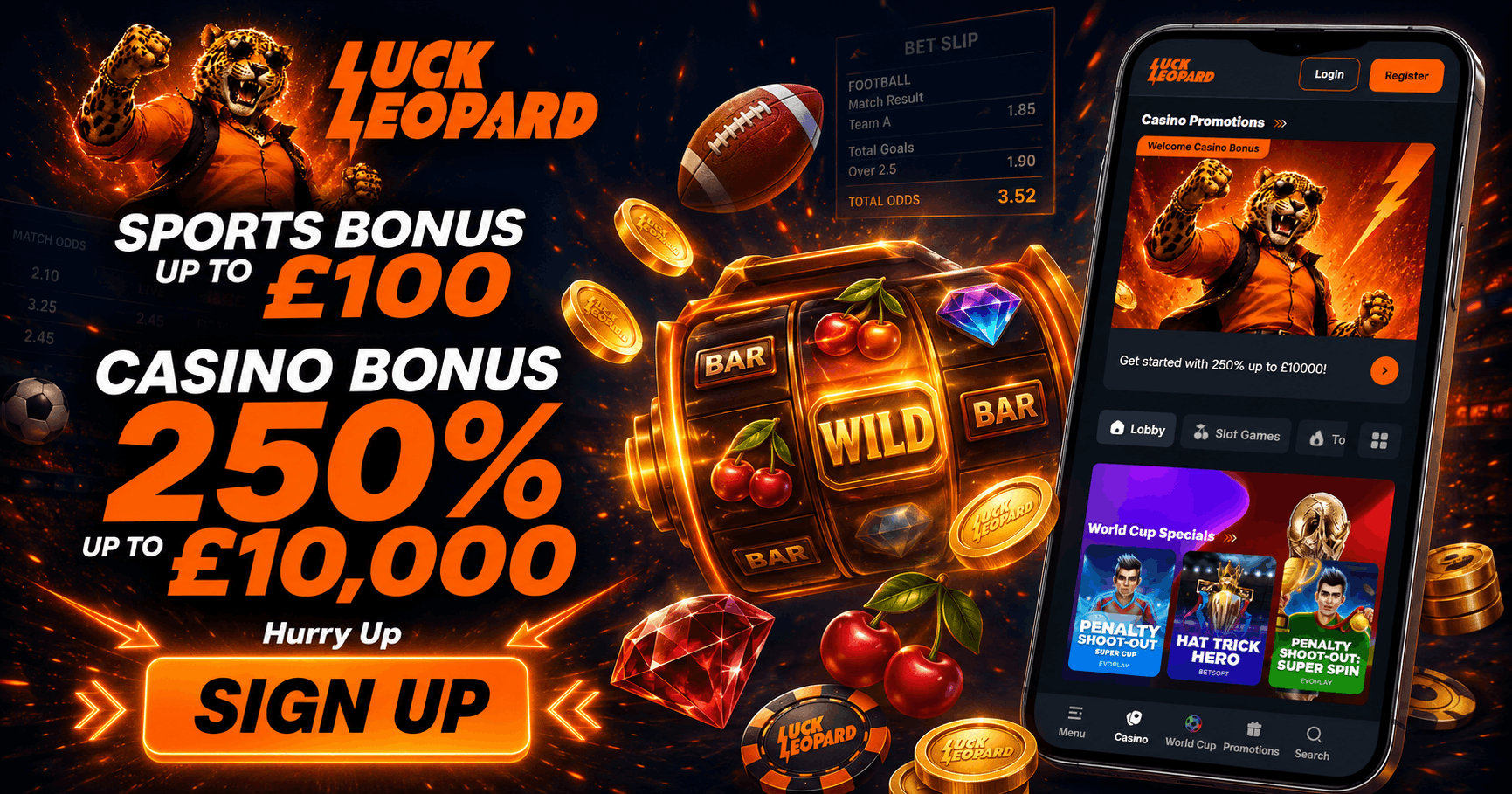 Luck Leopard Casino Bonus for UK Players - Sports and Casino
