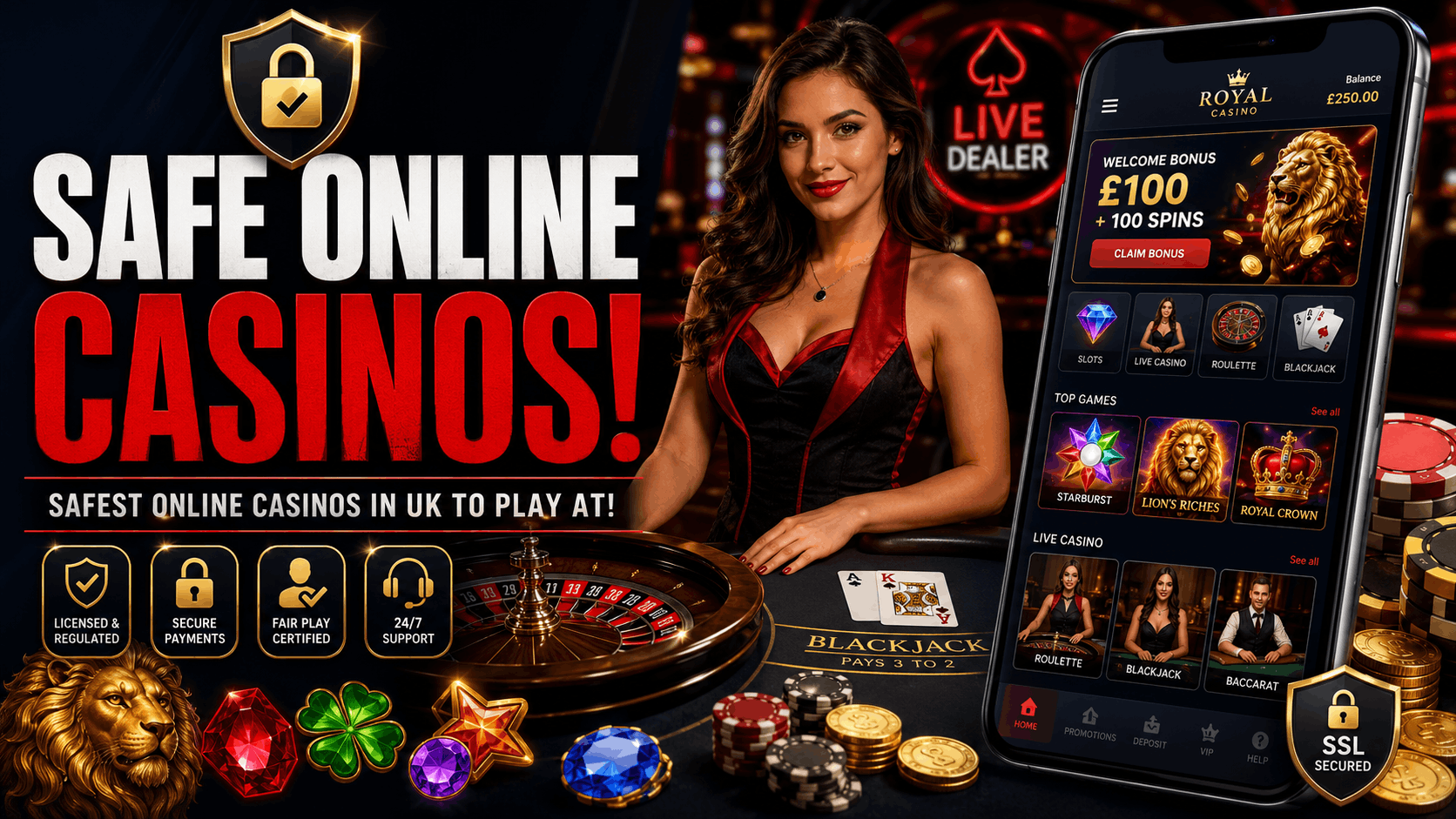 Safe Online Casinos in the UK - Safest Online Casino Sites to Play At | BetCity Safe Online Casinos in the UK - Safest Online Casino Sites to Play At