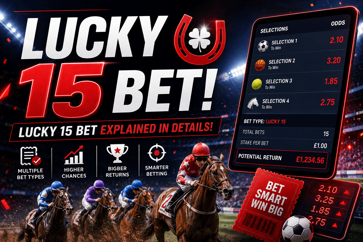 What is a Lucky 15 Bet - Lucky 15 Bet Explained in Details